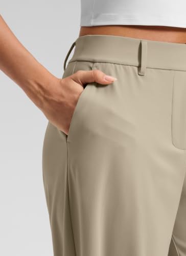CRZ YOGA 4-Way Stretch Straight Leg Work Pants 30"