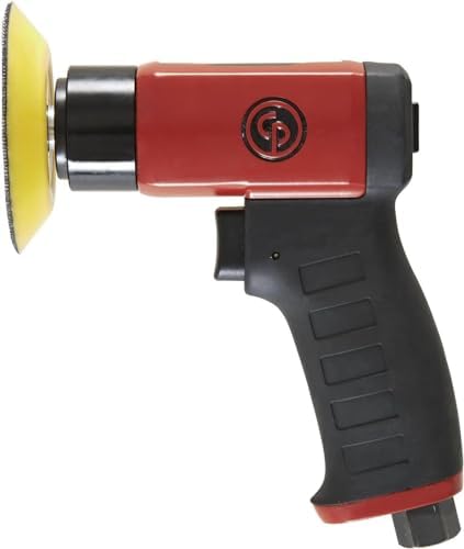 Chicago Pneumatic CP7200S - Kit - 3 Inch (75 mm) Air Random Orbital Sander, Hook & Loop, 15,000 RPM