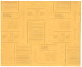 3M Gold Abrasive Sheet 216U, 02538, P500 Grade, 9 in x 11 in, 50 Sheets
