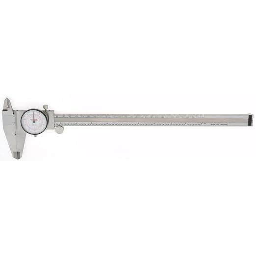 SPI 17-967-1 Dual Scale Inch Metric Dial Caliper: 0" to 12" (0 to 300mm) Range