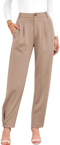 BTFBM Business Casual Outfits for Women Tapered Work Pants