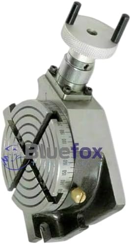 4" Rotary Table – Precision 4-Slot Milling Table for Horizontal/Vertical Mounting – Machinist Tool for Milling, Drilling, Indexing & Metalworking