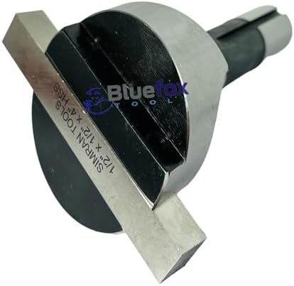 2.5" Inches Head Diameter Fly Cutter R8 Shank Milling Machine | 1/2" x 1/2" x 4" Square HSS Tool Bit | Hardened Steel