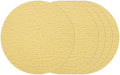25Pcs Sanding Discs 8In 80Grit Hook and Loop Sandpapers Yellow