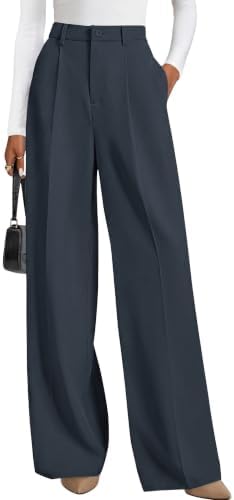 PRETTYGARDEN Women's Flowy Wide Leg Dress Pants