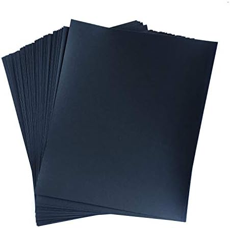 9 x 11 Inch Silicone Carbide Sand Paper, 220 Grit Sandpaper Sheets Silicone Carbide Wet Dry Sand Paper for Metal, Wood, Paint and Automotive Sandpapers, Sander Sheets, Sanding Papers - 25 Pack