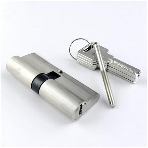 Euro Cylinder Lock,Lock Cylinder Double Open Lock Door Window Security Cylinder Living Room Lock Handle Customized Brass Key Door Barrel Lock(110mm(55 55))