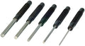 Mitutoyo 985-118 Drive Pin Punch Set, X-Large, 8", 5 Piece