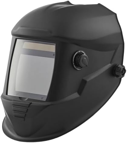VEVOR Welding Helmet Auto Darkening, 3.94" x 3.15" True Color Welding Hood, Solar-Powered Welder Mask 4 Arc Sensors, Wide Shade 4/5-9/9-13 for TIG MIG Weld Cutting Grinding Application - METIS Series