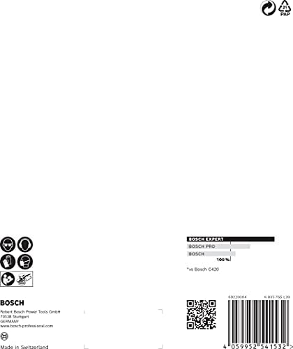 Bosch Professional 5x Expert C470 Sandpaper (for Hardwood, Paint on wood, Ø 150 mm, Grit 80, Accessories Random Orbital Sander)