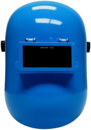 Armour Guard Sugar Scoop Blue Pipeliner Fiberglass Welding Helmet With Flip Front