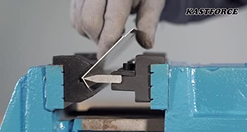 KF5012 6 Inch 150 mm Vise Mount Metal Brake Bender Attachment Bending Max Capacity 14 Gauge 2mm Mild Steel 1/8" Aluminum