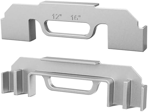 Kolvoii 2-Piece Framing Tools, 12", 14", 16" On-Center Stud Layout Tool