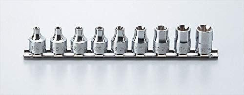 Ko-ken RS3425/9 3/8 Sq. Dr. 9 Piece TORX Socket set E4-E16