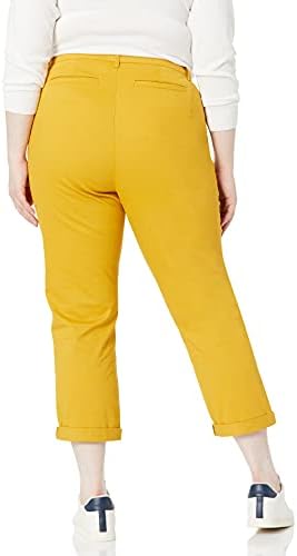 Amazon Essentials Women's Mid-Rise Slim-Fit Stretch Cropped Capri Pants (Available in Plus Size)