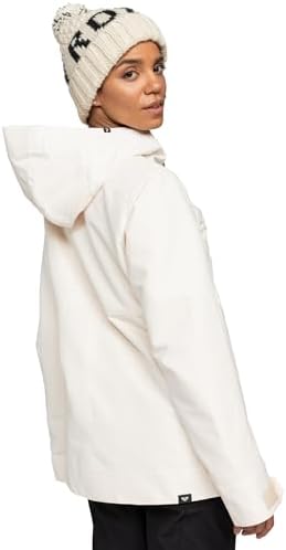 Roxy Women's Shelter Snowboard Jacket – 10k Waterproof Insulated Ski Jacket, Pfas-free, Hydrosmart Collar