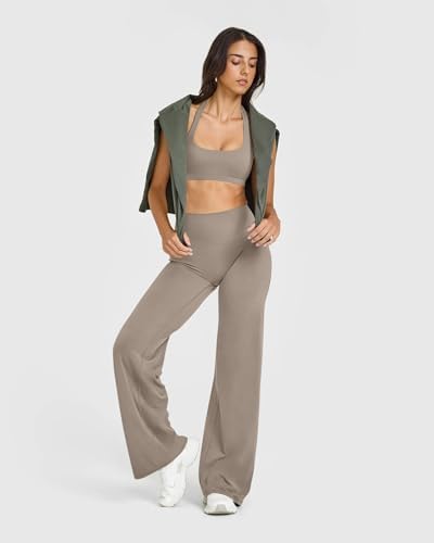 OQQ Yoga Pants Women Casual Soft Straight Leg Bottoms
