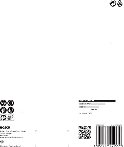 Bosch Professional 5x Expert C470 Sandpaper (Ø 150 mm, Grit 120, Accessories Orbital Sander)