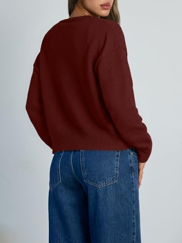 Trendy Queen Cropped Cardigan Sweaters for Women Fall Fashion Clothes 2026