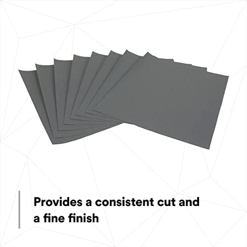 3M Wetordry Abrasive Sheet, 413Q, 02002, 400+ Grade, 9 in x 11 in