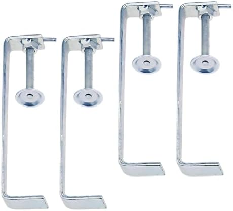 4Pcs Brick Profile Clamps,Steel Plate Clamp,Multipurpose,Angle Clamp Holder Brick Clamping Clips, for Construction Workers, length 20cm