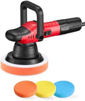 AVID POWER 6" Dual Action Car Buffer Polisher 6-Speed Orbital Polisher Kit