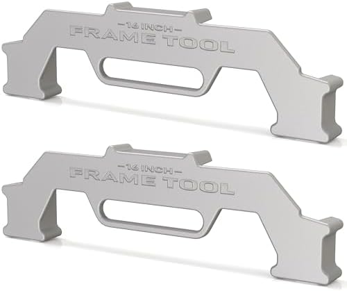 Framing Tools,16 Inch On-Center Stud Layout Tool,100% Cast Aluminum Framing Spacing Tool,Premium Wall Stud Framing Tool,Precision Measurement Jig Tool For Framing Wall (2 Pack)
