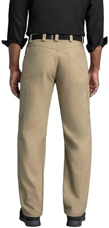 Red Kap Men's Performance Shop Pant - Double Knee Work Pants, Regular Fit, Concealed Zippers for Scratch Protection