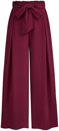 PRETTYGARDEN Women's Palazzo Wide Leg Work Dress Pants