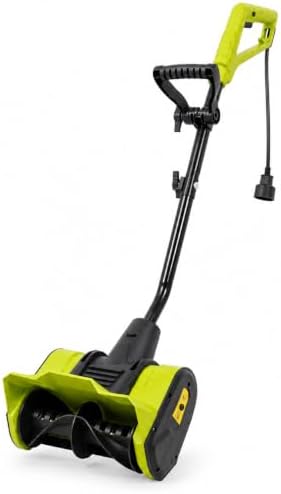 Corded Snow Shovel, Electric Snow Shovel for Driveway, 10-Amp, 12-Inch Path