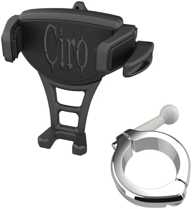 CIRO Constrictor™ with Aluminum BAR CLAMP Mount (Chrome, 1-1/2")