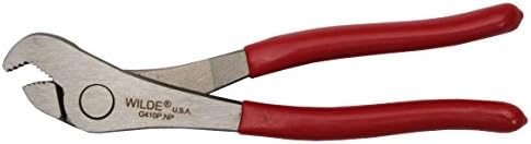 Wilde Tool G410P.NP/CS 7-1/2" Battery Pliers-Fixed Joint-Polished