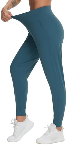 THE GYM PEOPLE Women's Workout Joggers Pants Lightweight Lounge Leggings