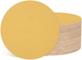50Pcs Sanding Discs 5In 120Grit Hook and Loop Sandpapers Yellow