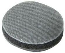 Eagle Micro-Hook Interface Pad for 1-3/8" Sanding Discs, Soft, Hook & Loop, No Holes, 971-0024, 5 Pads