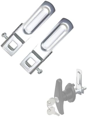 Truck Cap Camper Shell T-Handle Lock Latch Replacement Locking Cam Truck Bed Topper Door Locking Kit Accessories - L&R Cam Only