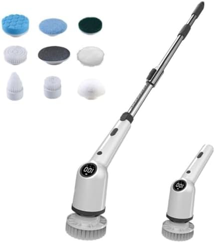 Household Cordless Spin Scrubber Kitchen Hair Brushes Bathroom Broom Toilet Mops Electric Multipurpose Cleaning Brush