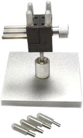 Mini Vise DIY Modeling Crafts Tool Workbench Table Vice Clamp for Scale Model Building Paint Electronic Jewelry- With Square Base