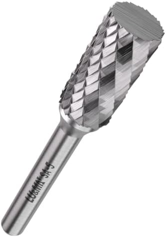 LU&MN SA-5 Tungsten Carbide Burr, 1/2" Head 1/4" Shank, 1 Pc