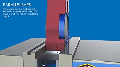 04-000 Pro Touch Off Gage – CNC Milling Machine Z Axis Tool Setter, 4" Offset, Large 2.2" Dial, Hardened Stainless Contact Face, High‑Accuracy 0.0002" Repeatability, Padded Case