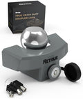 RETRUE Heavy Duty Widened Trailer Hitch Lock for 2 5/16" Ball Coupler, Gray