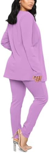 Aro Lora Pant Suits for Women Dressy Casual 2 Piece Outfits
