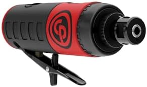 Chicago Pneumatic CP7411 - Air Die Grinder Tool, Welder, Woodworking, Automotive Car Detailing, Stainless Steel Polisher, Heavy Duty, Straight, 1/4 Inch (6 mm), 0.56 HP / 420 W - 22000 RPM