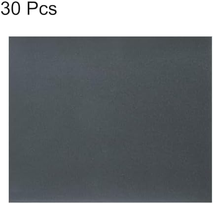 HARFINGTON 30pcs Sandpaper 2000 Grit 9 x 11 Inch Waterproof Backing Silicon Carbide Abrasive Wet Dry Sanding Sheets for Wood Finishing, Metal Sanding, Automotive Polishing