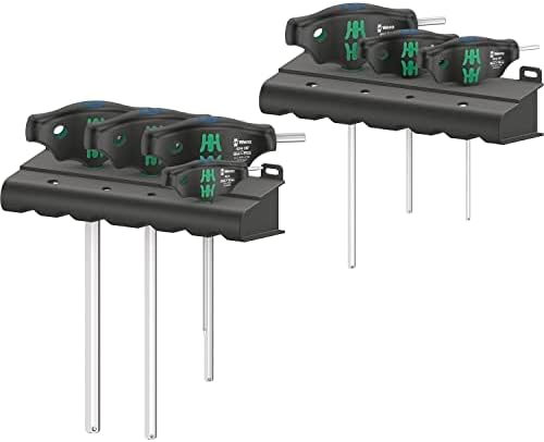 Wera 05023450001 454/7 HF SET 1 SCREWDRIVER SET T-HANDLE SCREWDRIVERS HEX-PLUS WITH HOLDING FUNCTION 7 PIECES