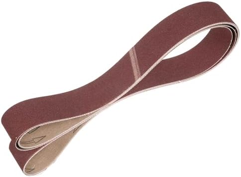 HARFINGTON 2 x 72 Inch Sanding Belts, 3 Pcs 120 Grits Aluminum Oxide