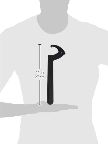 Williams JHW474 Adjustable Hook Spanner Wrench with Span Diameter of 2 to 4-3/4-Inch, Ideal for Adjusting Collars, Lock Nut Rings, and Bearings