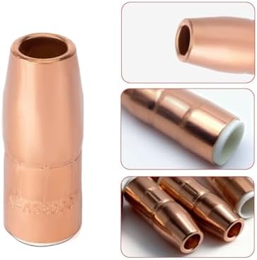 5PK N-A5800C AccuLock S Nozzle, Large, 5/8" Bore, Flush, For Miller MDX-250 MIG GUN Fit D-MA250 Diffuser and Bernard AccuLock S sconsumables