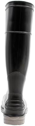 Dunlop Goliath Steel Toe - Waterproof Work Boots for Men & Women - Safety Boots Made from PVC - Rubber Boots with Chemical Protection - Black - Size 6
