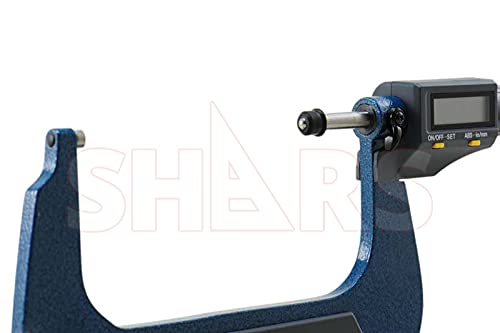 Shars 4-5"/100-125mm Solid Metal Frame Electronic Outside Micrometer 303-2468 P]